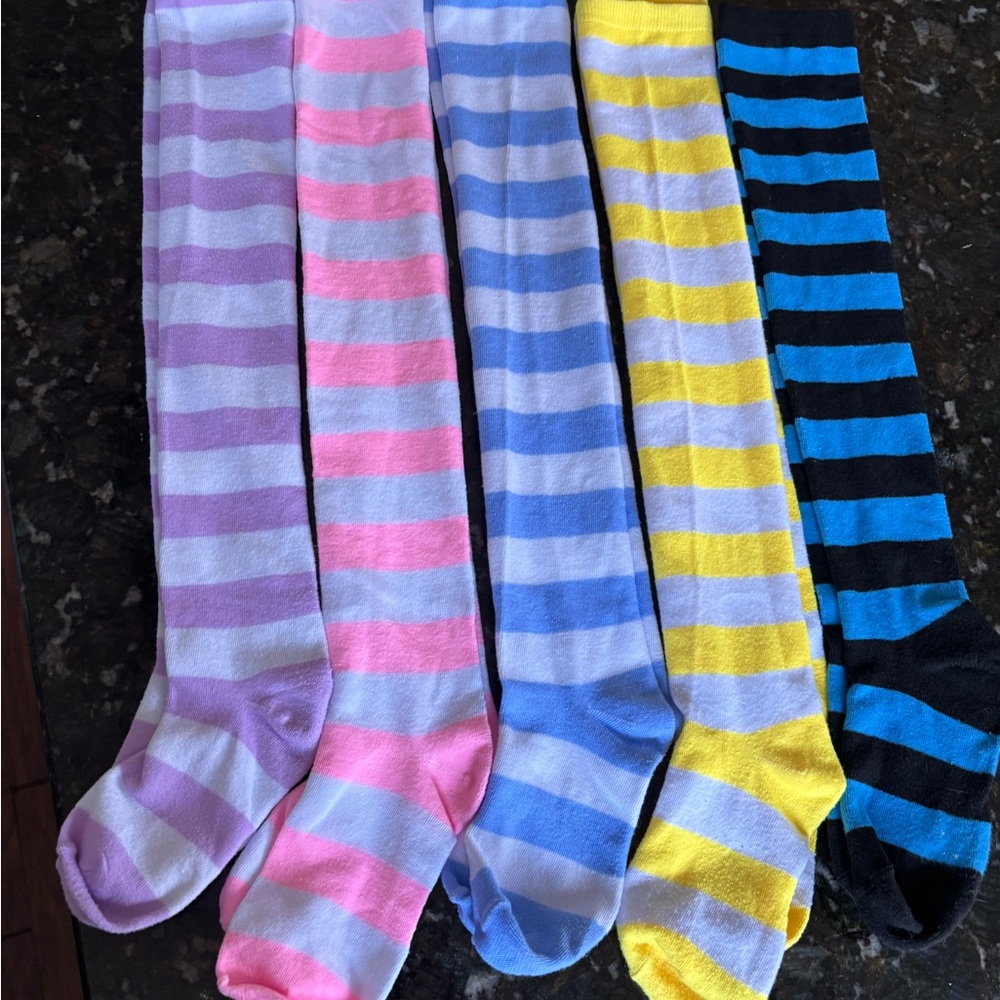 Striped Socks Set 5 pair- Multicolor